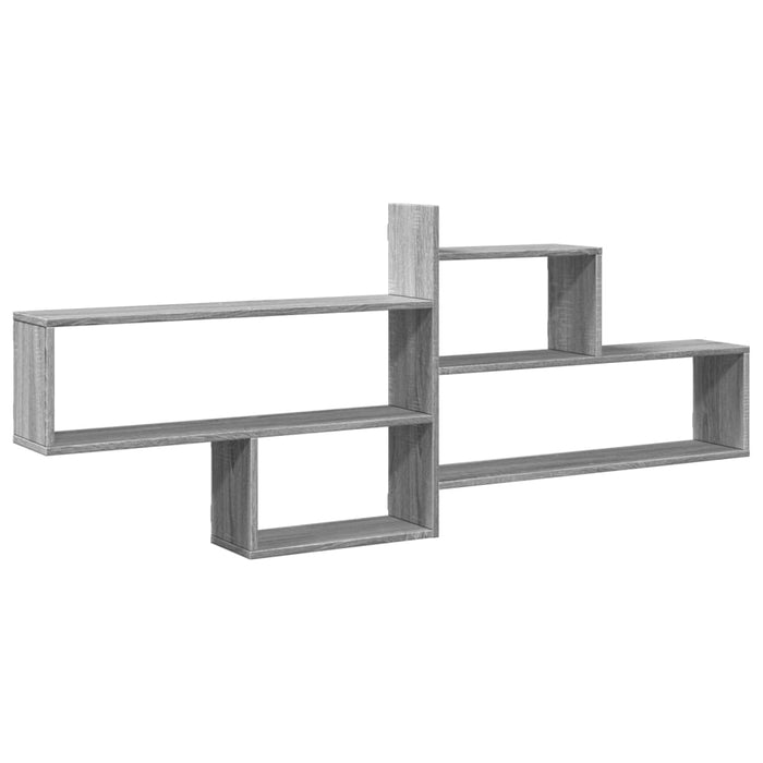 Raft de perete, gri sonoma, 167,5x18x68 cm, lemn prelucrat - WALTI WALTI