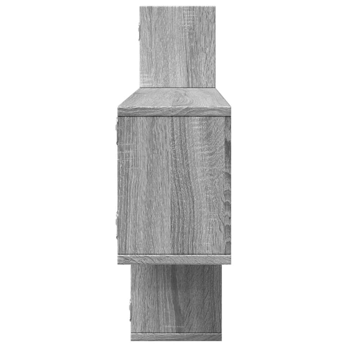 Raft de perete, gri sonoma, 167,5x18x68 cm, lemn prelucrat - WALTI WALTI