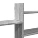 Raft de perete, gri sonoma, 167,5x18x68 cm, lemn prelucrat - WALTI WALTI