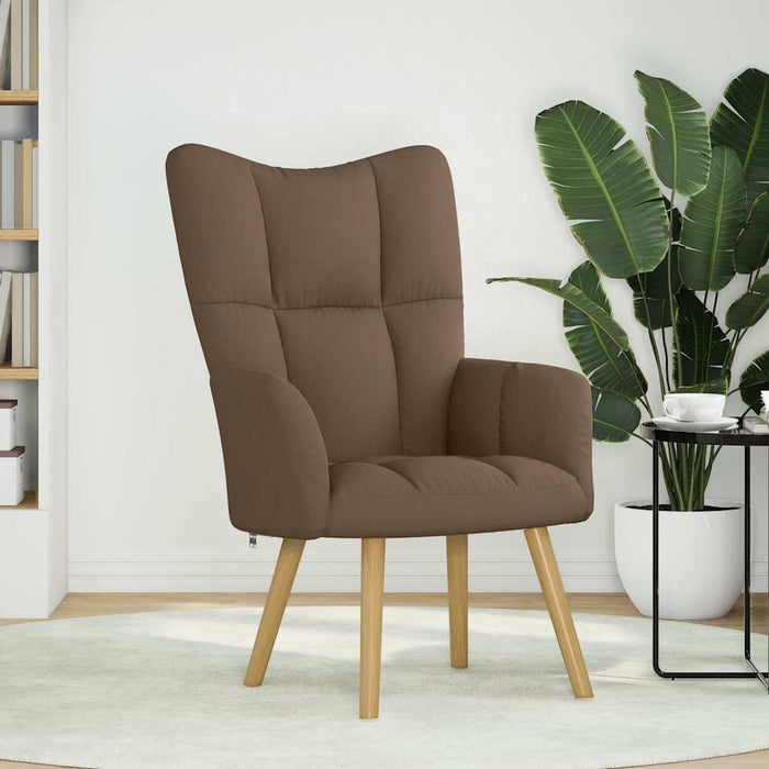Scaun de relaxare, maro, material textil - WALTI WALTI