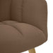 Scaun de relaxare, maro, material textil - WALTI WALTI