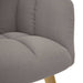 Scaun de relaxare, gri taupe, material textil - WALTI WALTI