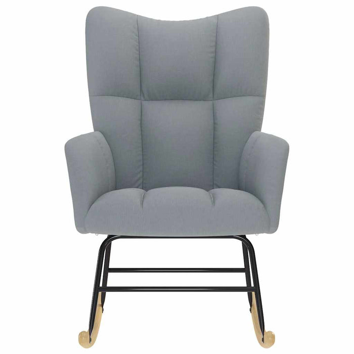 Scaun balansoar, gri deschis, material textil - WALTI WALTI