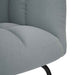 Scaun balansoar, gri deschis, material textil - WALTI WALTI
