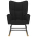 Scaun balansoar, negru, material textil - WALTI WALTI