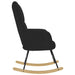Scaun balansoar, negru, material textil - WALTI WALTI