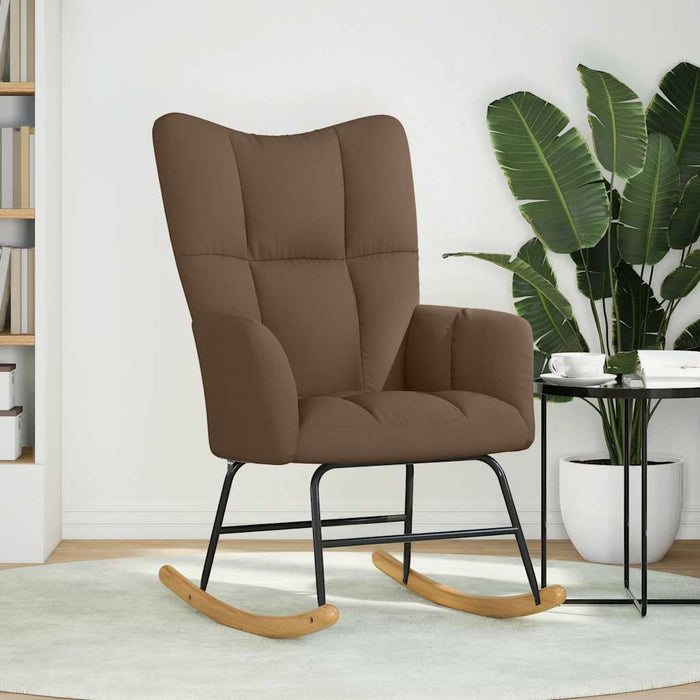 Scaun balansoar, maro, material textil - WALTI WALTI