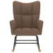 Scaun balansoar, maro, material textil - WALTI WALTI