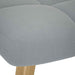 Scaun balansoar cu taburet, gri deschis, textil - WALTI WALTI