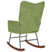 Scaun balansoar, verde deschis, catifea - WALTI WALTI
