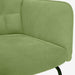 Scaun balansoar, verde deschis, catifea - WALTI WALTI