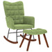 Scaun balansoar cu scaun catifea verde deschis - WALTI WALTI