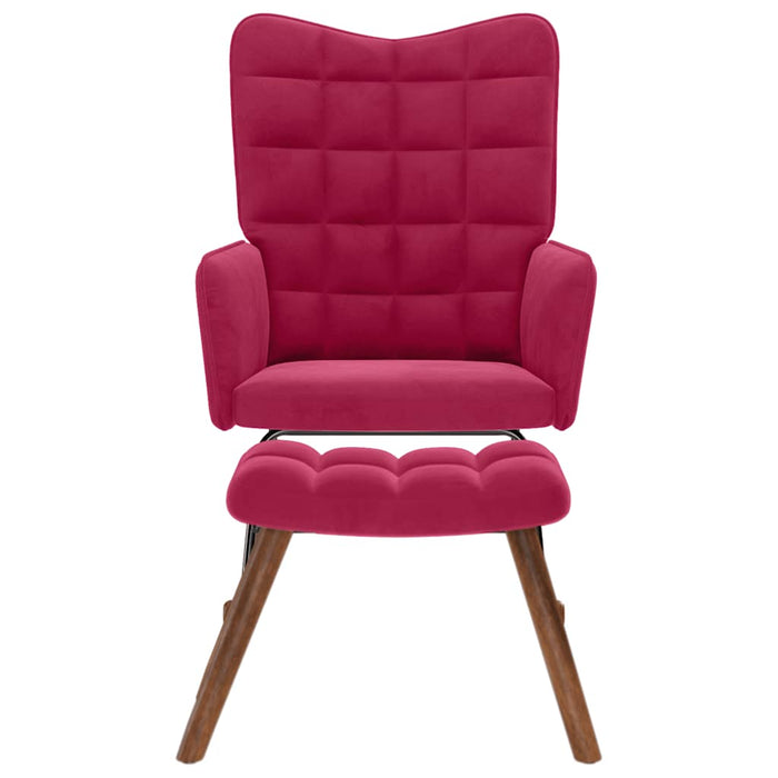 Scaun balansoar cu scaun Wine Red Velvet - WALTI WALTI