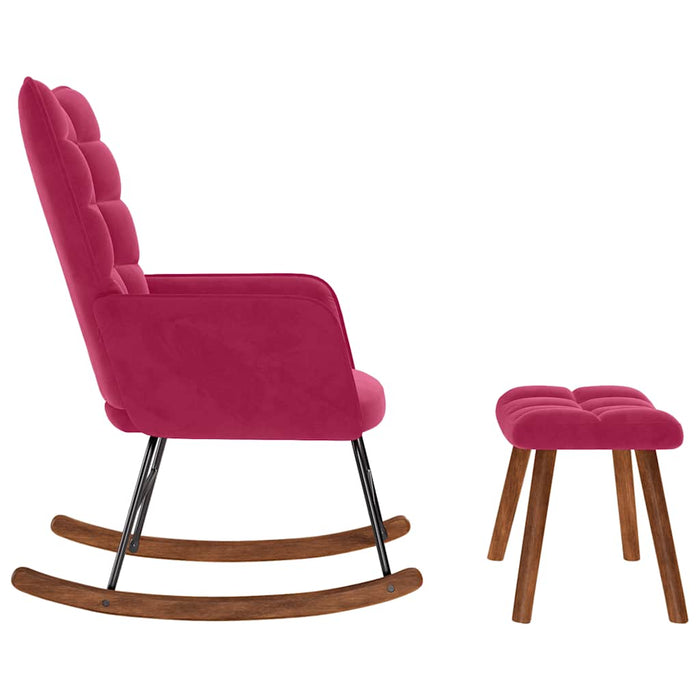 Scaun balansoar cu scaun Wine Red Velvet - WALTI WALTI