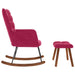 Scaun balansoar cu scaun Wine Red Velvet - WALTI WALTI