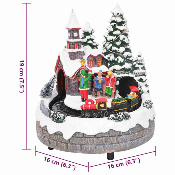 Decor de Crăciun pentru masă Multicolour 16 x 16 x 19 cm Rășină - WALTI WALTI