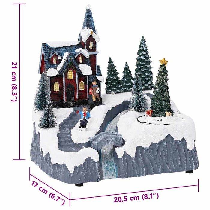 Satul de Crăciun Multicolour 20.5 x 17 x 21 cm Plastic - WALTI WALTI