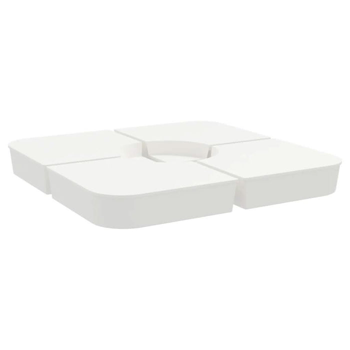 Set bază de umbrelă soare 4 piese pentru suport cruce 100 kg PP - WALTI WALTI