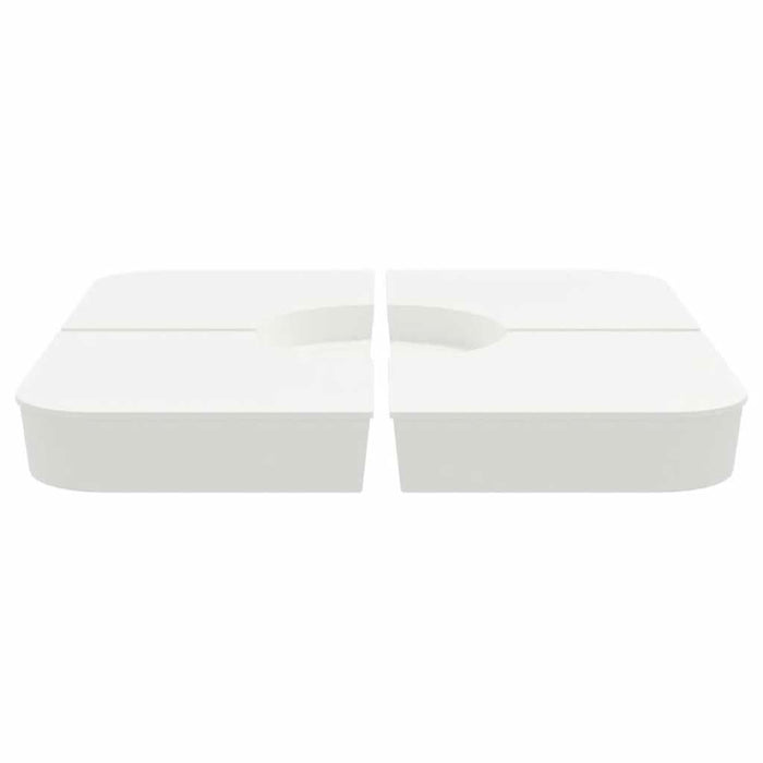 Set bază de umbrelă soare 4 piese pentru suport cruce 100 kg PP - WALTI WALTI