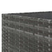 Set mobilier de grădină cu perne, 7 piese, gri, poliratan - WALTI WALTI