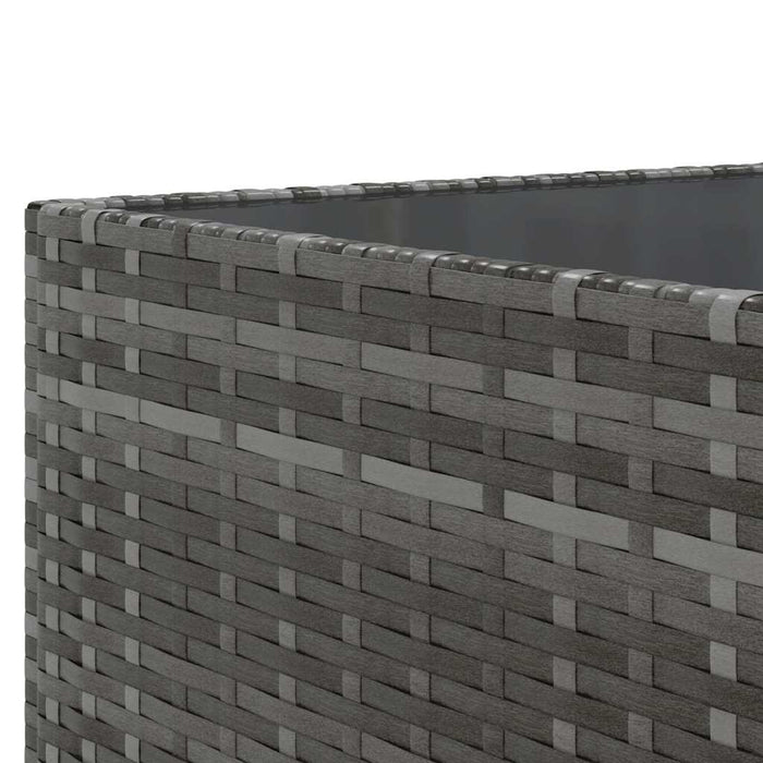 Set mobilier de grădină cu perne, 6 piese, gri, poliratan - WALTI WALTI