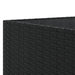 Set mobilier de grădină cu perne, 7 piese, negru, poliratan - WALTI WALTI