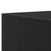 Set mobilier de grădină cu perne, 6 piese, negru, poliratan - WALTI WALTI