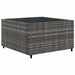 Set mobilier de grădină cu perne, 6 piese, gri, poliratan - WALTI WALTI