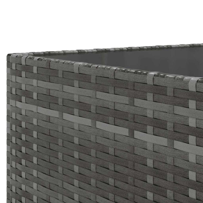 Set mobilier de grădină cu perne, 6 piese, gri, poliratan - WALTI WALTI
