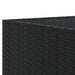 Set mobilier de grădină cu perne, 7 piese, negru, poliratan - WALTI WALTI