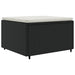 Set mobilier de grădină cu perne, 6 piese, negru, poliratan - WALTI WALTI