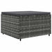 Set mobilier de grădină cu perne, 6 piese, gri, poliratan - WALTI WALTI