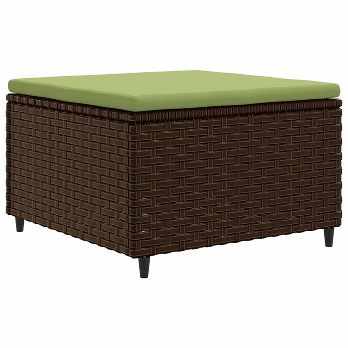 Set mobilier de grădină cu perne, 6 piese, maro, poliratan - WALTI WALTI