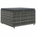 Set mobilier de grădină cu perne, 7 piese, gri, poliratan - WALTI WALTI