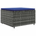 Set mobilier de grădină cu perne, 6 piese, gri, poliratan - WALTI WALTI