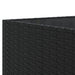 Set mobilier de grădină cu perne, 10 piese, negru, poliratan - WALTI WALTI