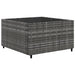 Set mobilier de grădină cu perne, 10 piese, gri, poliratan - WALTI WALTI