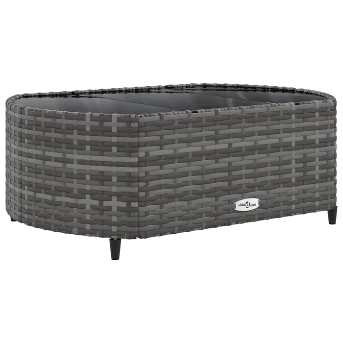 Set mobilier grădină cu perne, 6 piese, gri, poliratan - WALTI WALTI