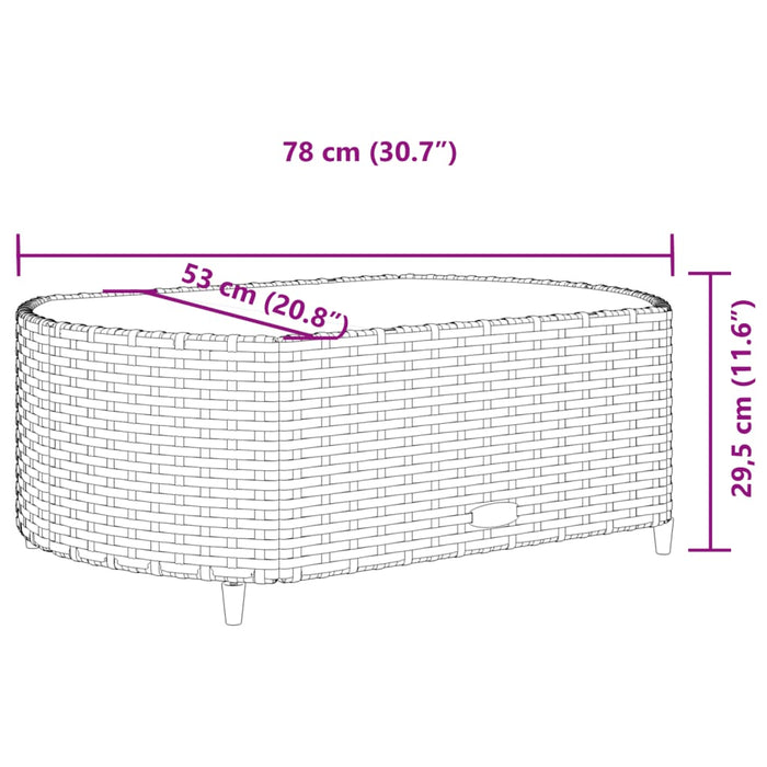 Set mobilier de grădină cu perne, 5 piese, negru, poliratan - WALTI WALTI