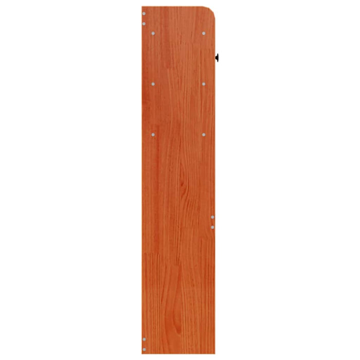 Tăblie de pat cu depozitare maro ceruit, 150 cm, lemn masiv pin - WALTI WALTI