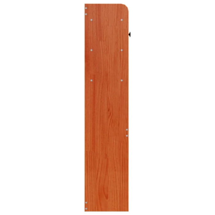 Tăblie de pat cu depozitare maro ceruit, 135 cm, lemn masiv pin - WALTI WALTI