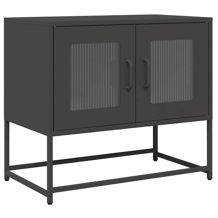Dulap TV, negru, 68x39x60,5 cm, oțel laminat la rece - WALTI WALTI