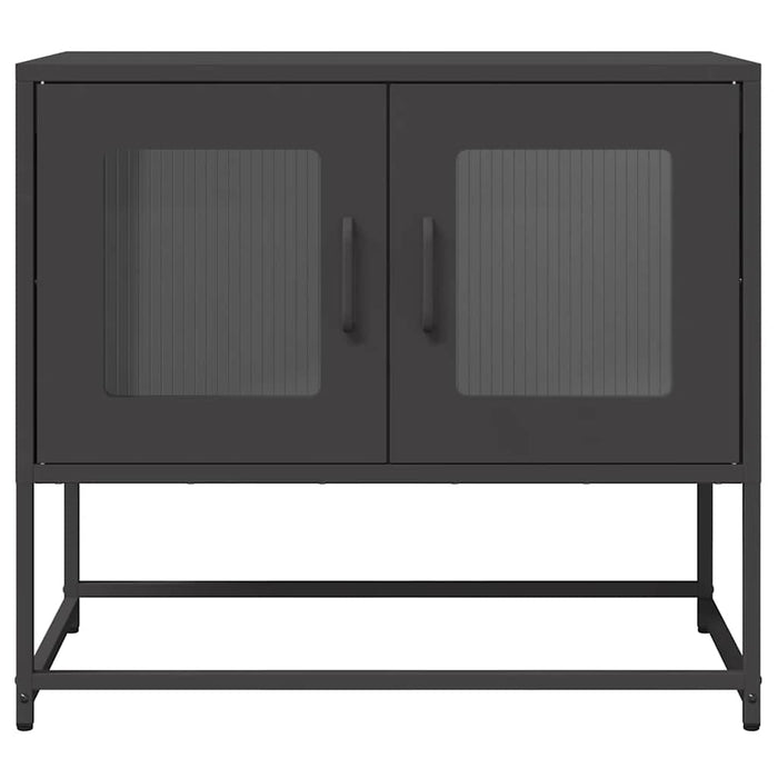 Dulap TV, negru, 68x39x60,5 cm, oțel laminat la rece - WALTI WALTI