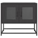 Dulap TV, negru, 68x39x60,5 cm, oțel laminat la rece - WALTI WALTI