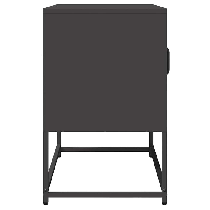 Dulap TV, negru, 68x39x60,5 cm, oțel laminat la rece - WALTI WALTI