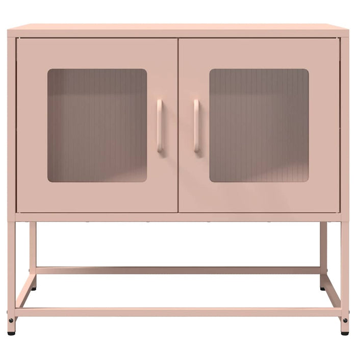 Dulap TV, roz, 68x39x60,5 cm, oțel laminat la rece - WALTI WALTI