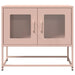 Dulap TV, roz, 68x39x60,5 cm, oțel laminat la rece - WALTI WALTI