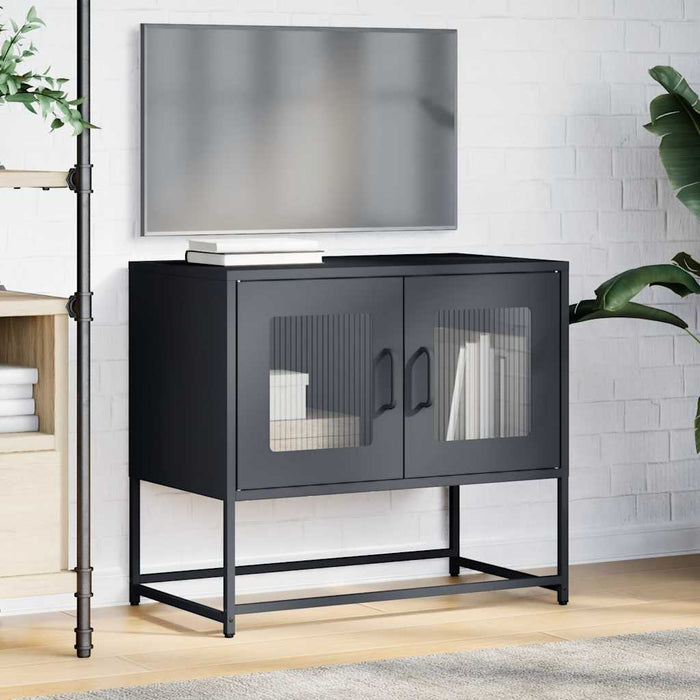 Dulap TV, antracit, 68x39x60,5 cm, oțel laminat la rece - WALTI WALTI