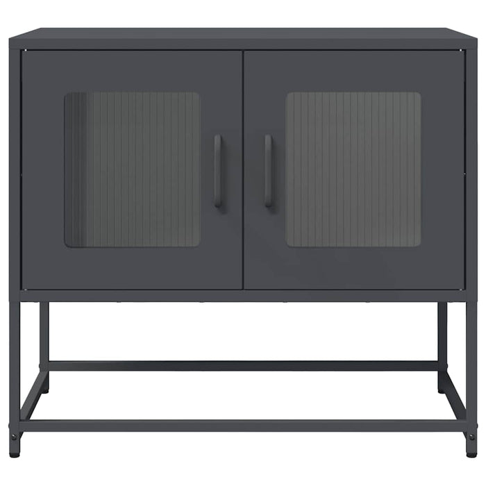 Dulap TV, antracit, 68x39x60,5 cm, oțel laminat la rece - WALTI WALTI