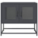 Dulap TV, antracit, 68x39x60,5 cm, oțel laminat la rece - WALTI WALTI